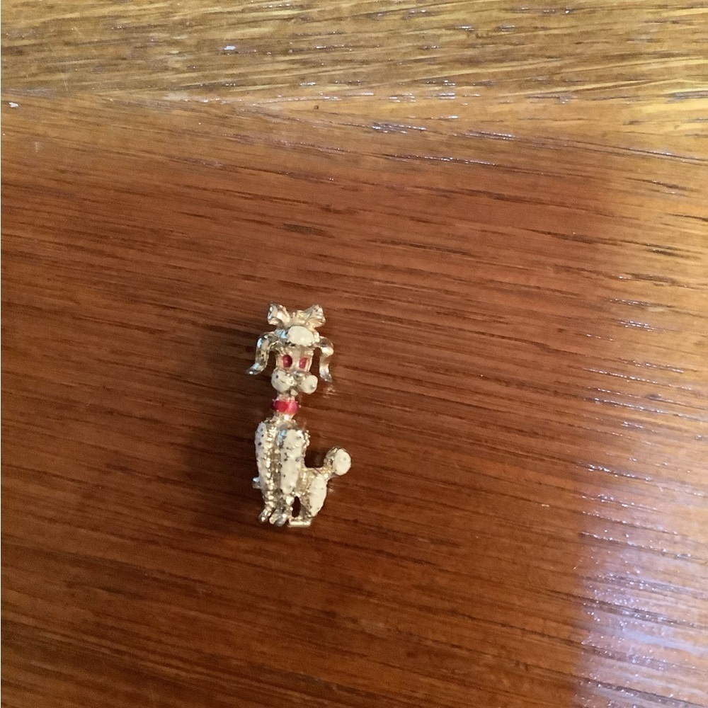 Vintage Poodle dog‎ brooch